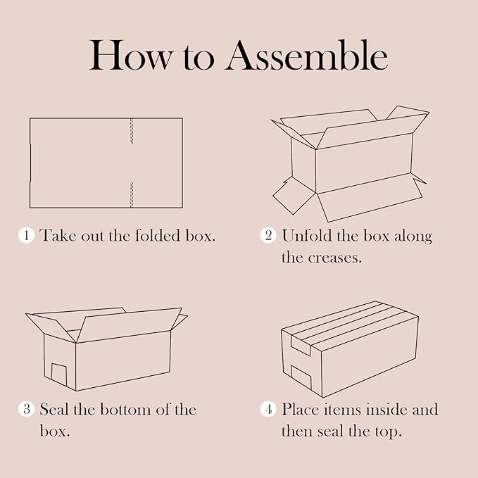 EdenseeLake 8x6x3 inches Shipping Boxes Small Cardboard Boxes - Image 7