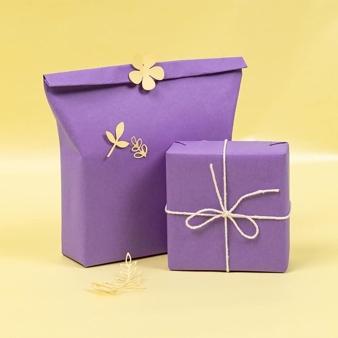 RUSPEPA Dark Purple Kraft Paper Roll - Image 3