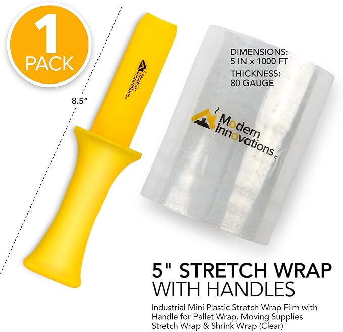 Mini Stretch Wrap 5 Inch Plastic Stretch Film - Image 2