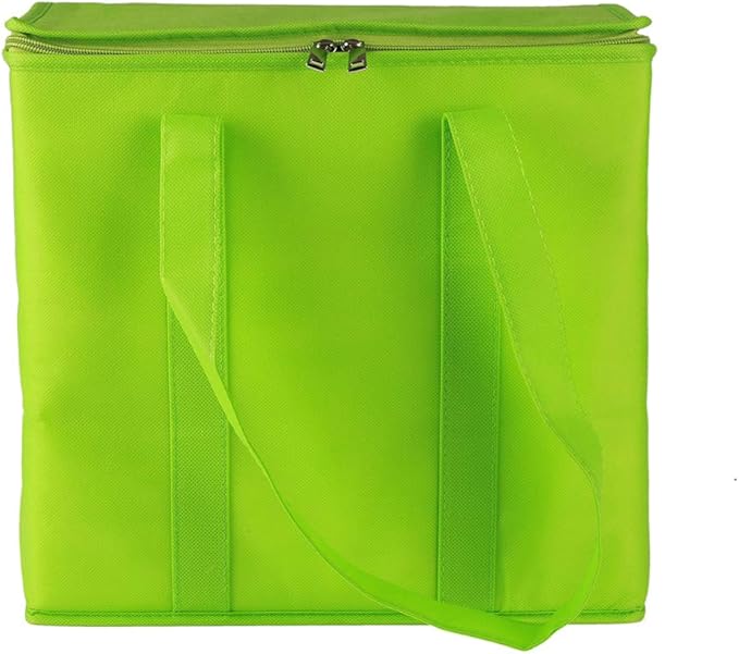 Ezek Reusable Insulated Grocery Bags in Green, Stand Upright, Double The Sturdy - Image 3