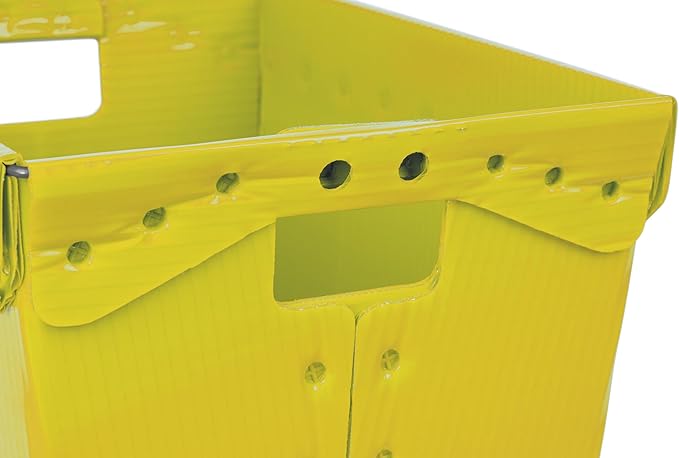 Hudson Exchange 18.25 x 13.25 x 11.75 Corrugated Space Age Handled Storage - Image 5