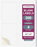 NextDayLabels – 3.5" x 5" Rectangular Sticker Labels by NextDayLabels