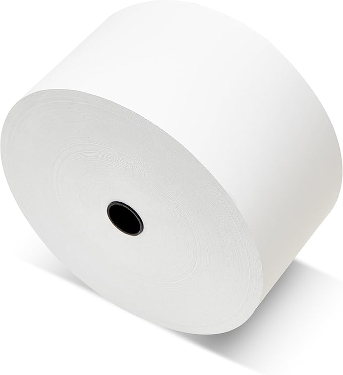 3 1/8" x 815' heavy thermal paper 2 rolls - Image 3