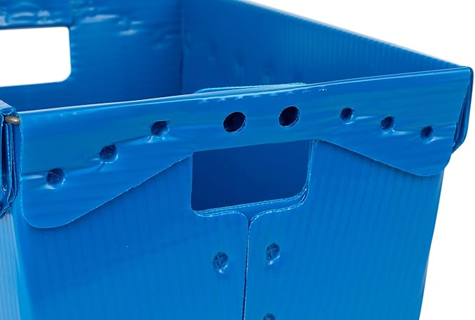 Hudson Exchange 18.25 x 13.25 x 11.75 Corrugated Space Age Handled Storage - Image 5