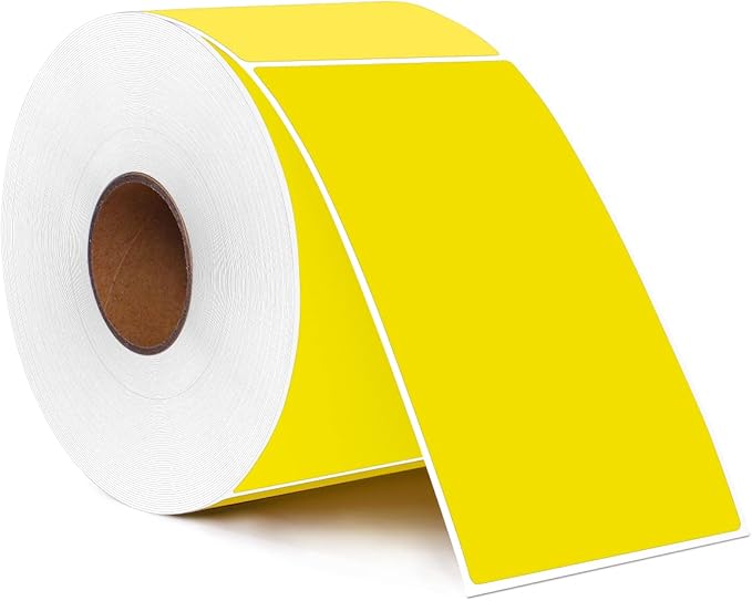 PARLAIM 5" x 3" Rectangle Color Coding Labels, 500 per Inventory Labels Color by PARLAIM