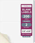 NextDayLabels – 8-1/2" x 5-1/2" Rectangular Sticker Labels by NextDayLabels