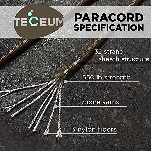 Paracord Rope 550 lb 4mm – Parachute Cord – Utility Camping Rope - Image 2