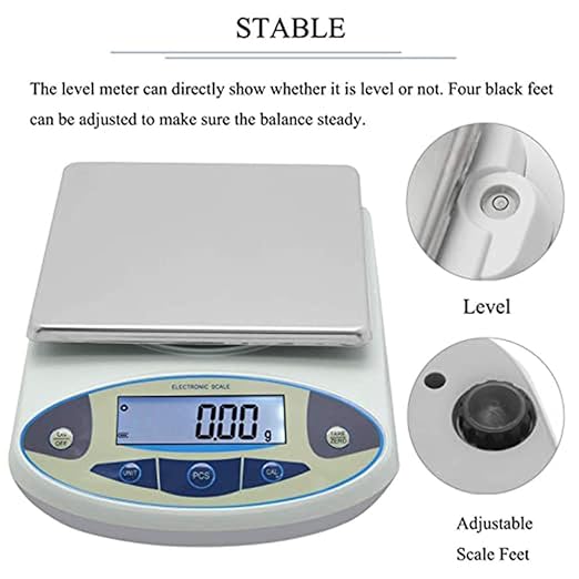 CGOLDENWALL Lab Scale 20kgx0.1g Digital Precision Scale Electronic Balance - Image 3