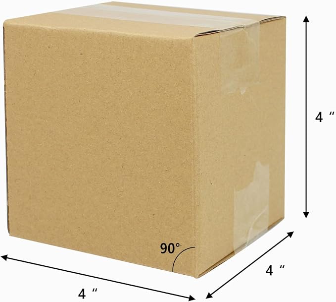 40 Pack Small Shipping Box 4x4x4 inch, Corrugated Cardboard Mailer Shipping - Image 2