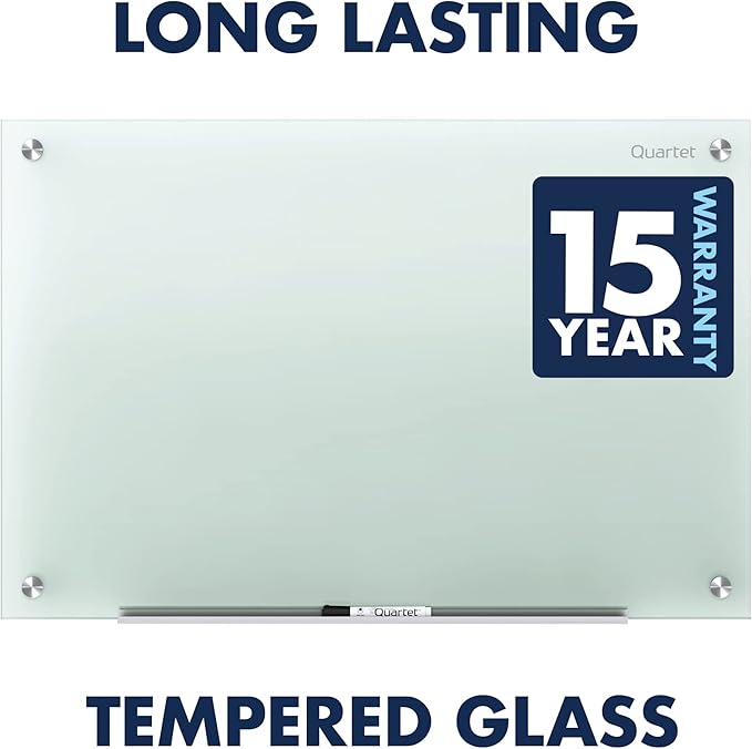 Quartet Whiteboard, Glass Dry Erase Board, Non-Magnetic, Infinity Frameless - Image 7