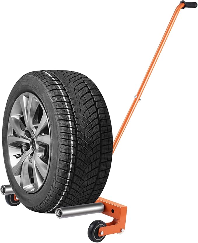 Heavy Duty Adjustable Tire Wheel Dolly, 550 lbs Capacity Tire Moving Tool Fits by Unknown