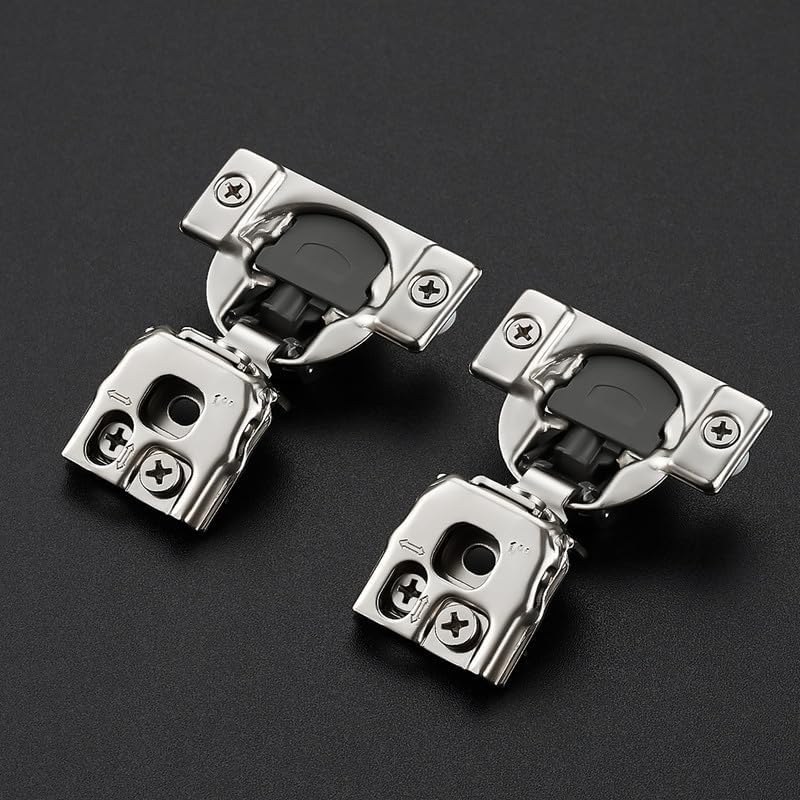 Soft Close Hinges for Kitchen Cabinet Hinges, 1 Inch Overlay, 20 Pack - Image 2