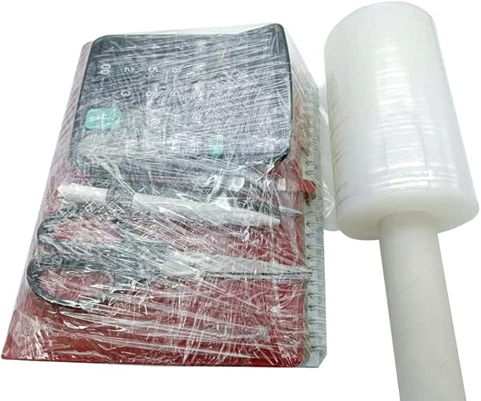 Stretch Wrap Clear Plastic Wrap Roll 6 inch X 1000Ft 80 Guage Industrial Mini - Image 4