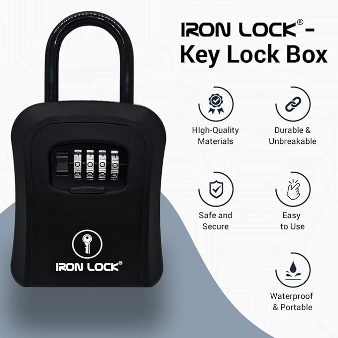 Iron Lock® Key Lock Box Portable - Image 4