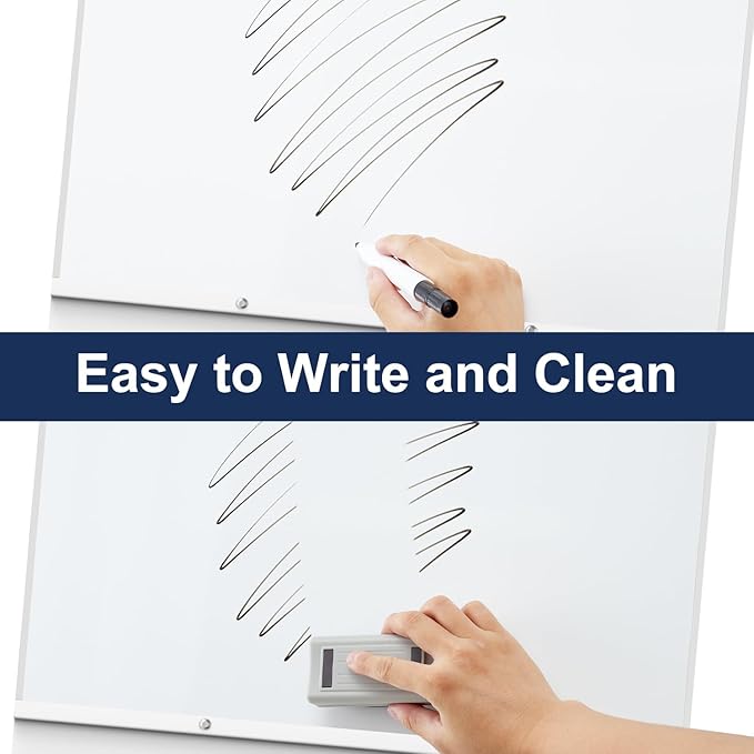 TSJ OFFICE Mobile Standing Whiteboard - Image 6