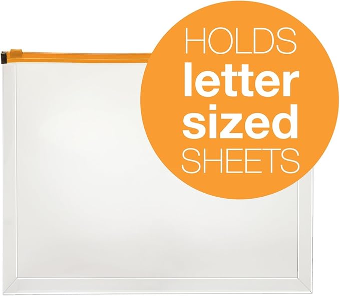 Pendaflex Poly Zip Envelope, Top-Loading, Expands 1 Inch, Zippered Closure - Image 2