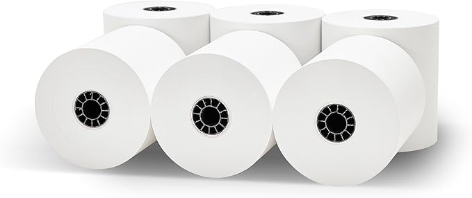 WRB SUPPLY 3" x 165' 1-Ply Bond Paper Roll by WRBSUPPLY