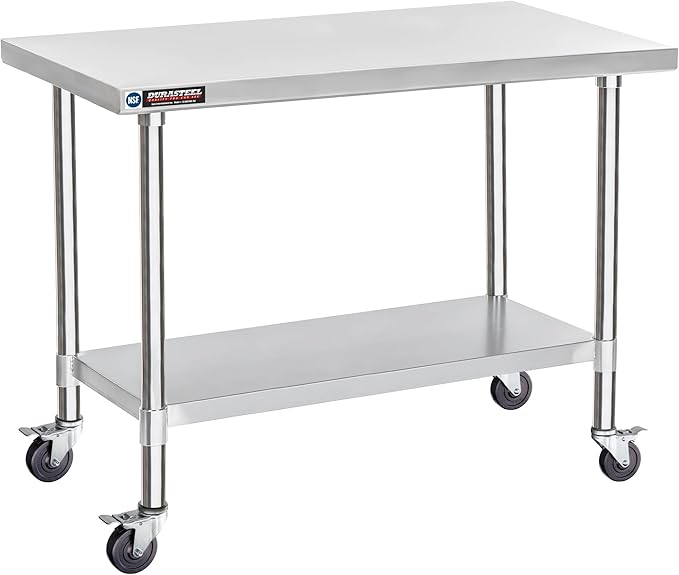 DuraSteel 24x48 NSF Stainless Steel Cart by DuraSteel
