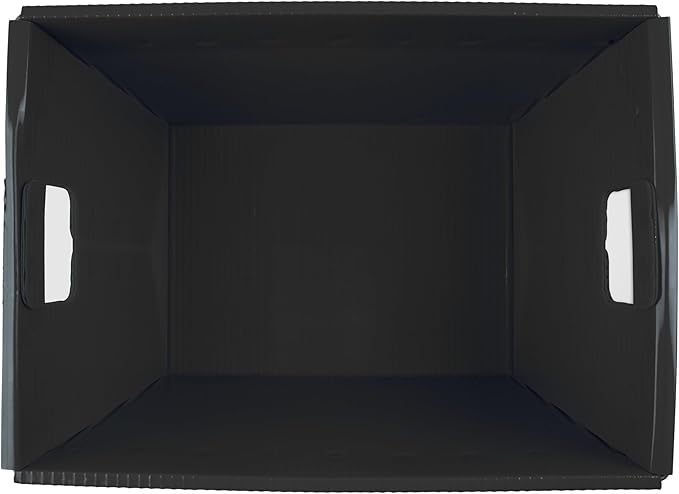 Hudson Exchange 18.25 x 13.25 x 11.75 Corrugated Space Age Handled Storage - Image 6
