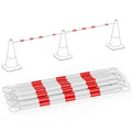 RoadHero 10 Pack 4 FT to 6.9 FT Retractable Cone Bar, Expandable Traffic Cone by RoadHeroUS