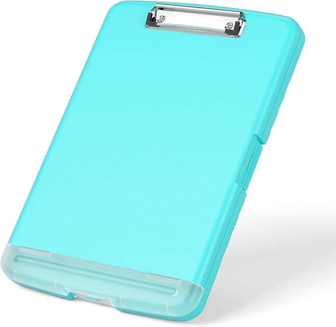 Rimilak Plastic Clipboard with Storage, 8.5 x 11 High Capacity Folio Nursing by Rimilak