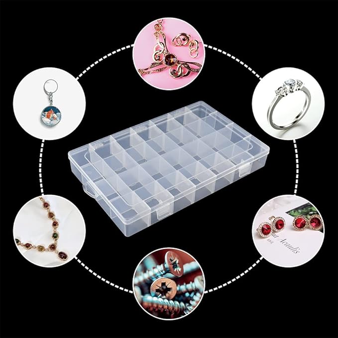 3Pack 28 Compartment Organizer Box - Image 6