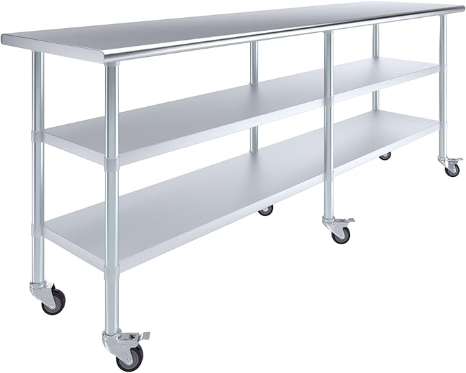 AmGood Stainless Steel Work Table by AmGood