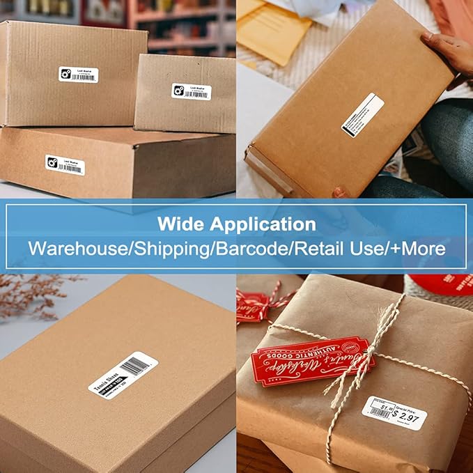 12 Rolls Replace for Brother DK-1201 Address Label, 400 Stickers/roll for - Image 6