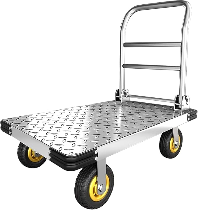Platform Truck Heavy Duty Push Cart Dolly by ChincoStar