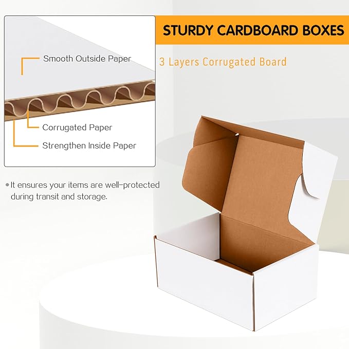 9x6x4 inch Small Shipping Boxes Set of 25 - Image 2