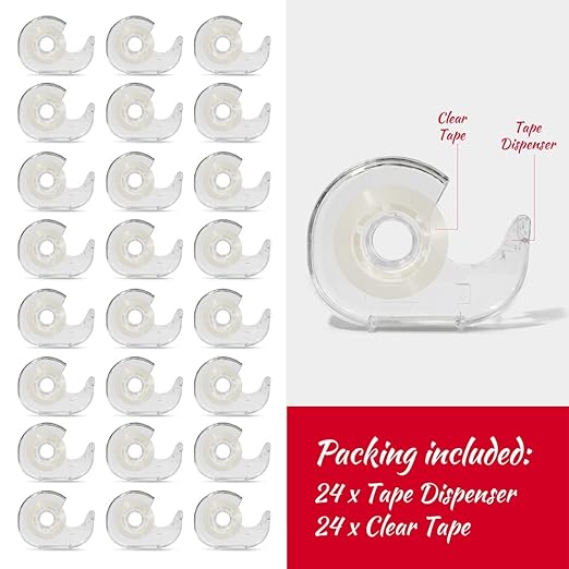 Transparent Tape, Christmas Gift Wrap Tape, Office Repair Home School Supplies - Image 7