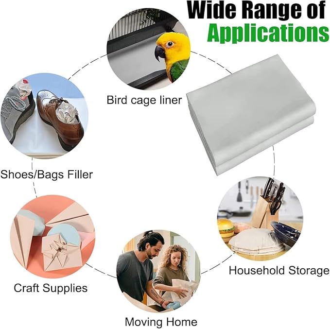 WAUPPY Newsprint Packing Paper Sheets - Image 5