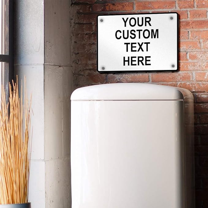 Aluminum Weatherproof Metal Sign Multiple Sizes Custom Personalized Text Here - Image 5