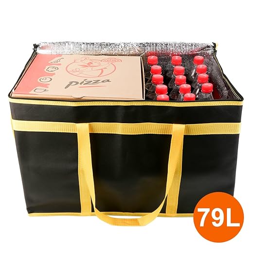 Bodaon Insulated Food Delivery Bag, XXXL Pizza Delivery Bags - Image 3