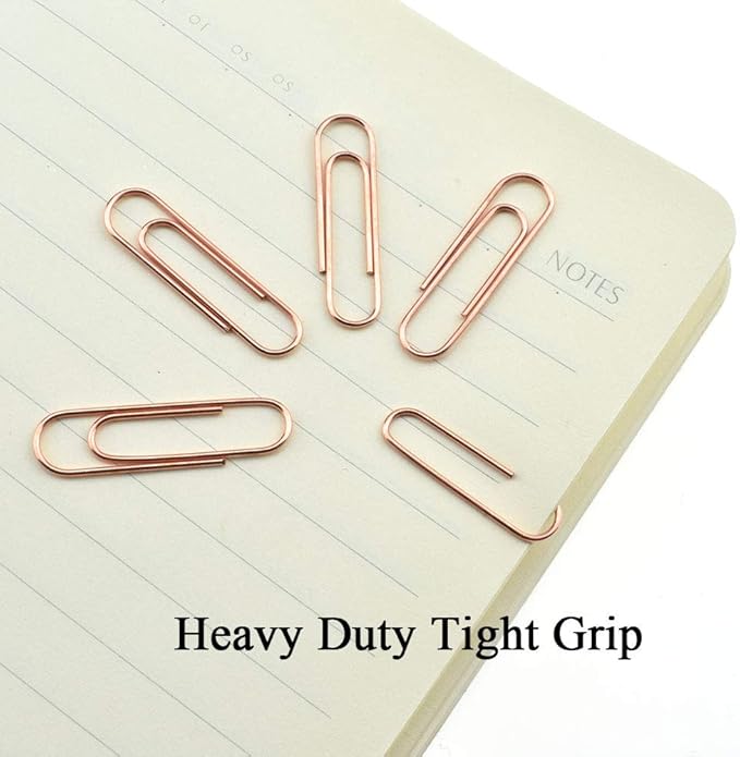 HAHIYO Paper Clips Sturdy 1.1 inches Length 300 Pack Paperclips Heavy Duty - Image 4