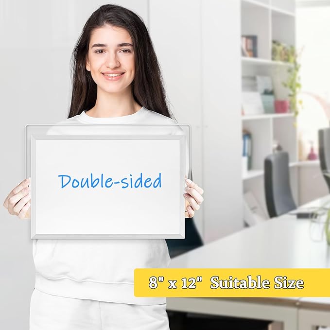Dry Erase Magnetic White Board, Portable Small Whiteboard Set - Image 8