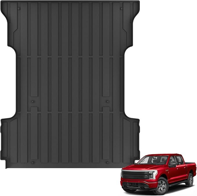 Truck Bed Mat Fit Ford F150 & Lightning 2015-2026 6.5FT Standard Bed, TPE All by Partzer