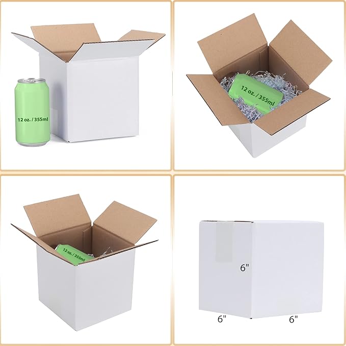 Calenzana 6x6x6 Inches Shipping Boxes Set of 40 - Image 4