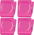 FINDMAG Pink Magnetic Clips, 2.2inch Heavy Duty, Magnetic Christmas Light Clips by FINDMAG