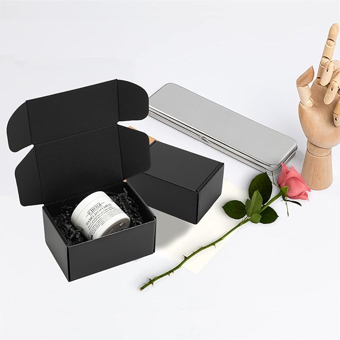 Mcfleet 6x4x3 Small Black Shipping Boxes - Image 5