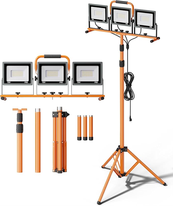 Upgraded 21000Lumen LED Work Lights by WELLUCK