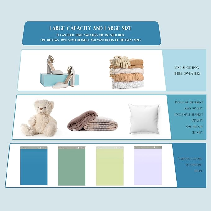 Metronic Large Poly Mailers 19x24 100Pcs, Strong Adhensive Shipping Bags - Image 5