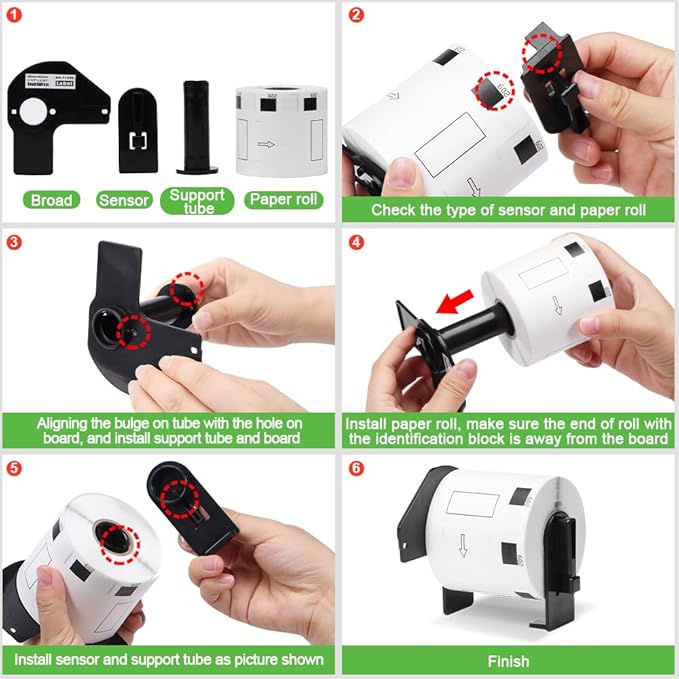 Replace for Brother DK-1209 White Label for Small Address/Barcode Labels - Image 7