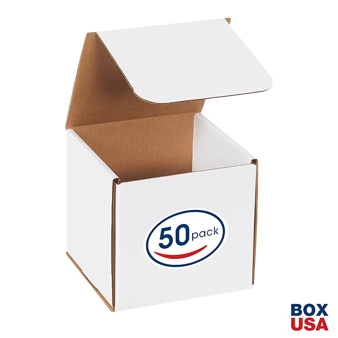 BOX USA Shipping Boxes Small 6"L x 6"W x 6"H, Moving and Storage - Image 2