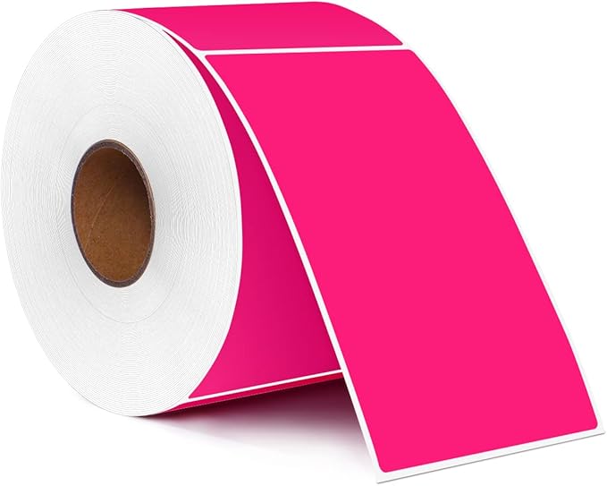 PARLAIM 5" x 3" Rectangle Color Coding Labels, 500 per Inventory Labels Color by PARLAIM