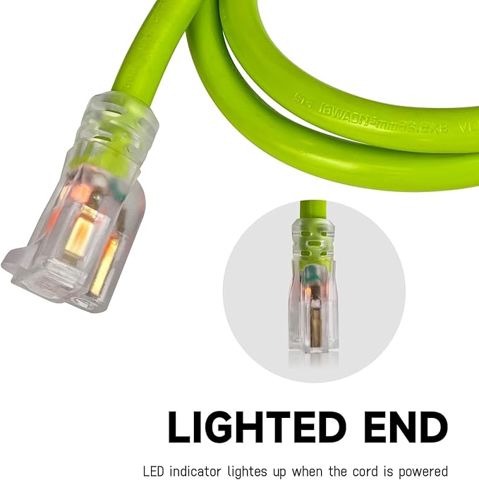 EP 50 Ft Lighted Outdoor Extension Cord - Image 3