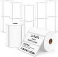 4" x 2" Direct Thermal Labels, Strong Adhesive Barcode & Return Address by Unknown