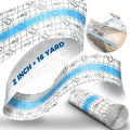 BFONS Tattoo Aftercare Waterproof Bandages 2 in x 16 yd Tattoo Cover Up Tape, Tattoo Supplies Second Skin Bandage Flat Roll Transparent Film Wound Healing Protective Clear Sterile and Safe Bandages by BFONS