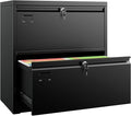 SUXXAN 2 Drawer File Cabinet, Lateral Filing Cabinet by SUXXANFurniture