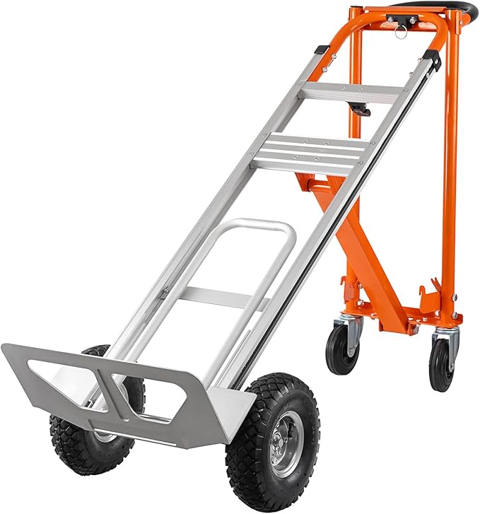 3in1 Convertible Hand Truck, Aluminum Hand Trucks 880 lb Capacity, Utility - Image 8